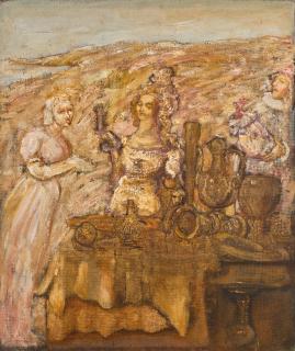 Sergei Essaian - Portrait of Willem Claesz. Heda\'s Wife