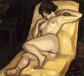 Sergei Iur\'Evich Sudeikin - A Reclining Nude