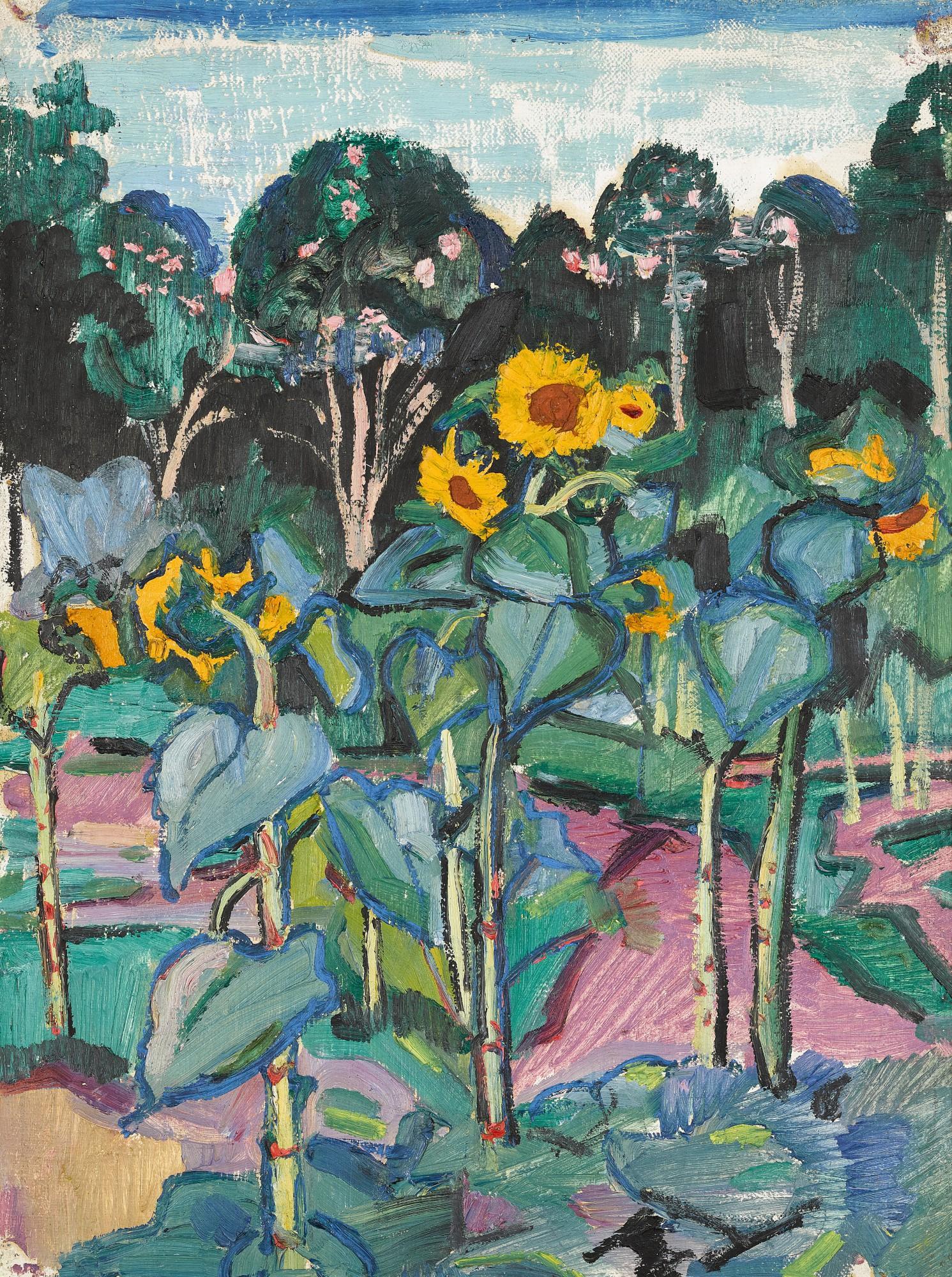 Sergei Ivanovich Lobanov - Sunflowers