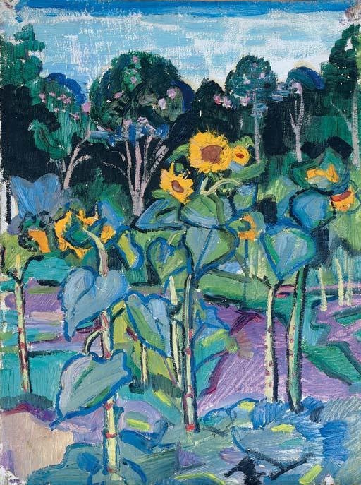 Sergei Ivanovich Lobanov - Sunflowers