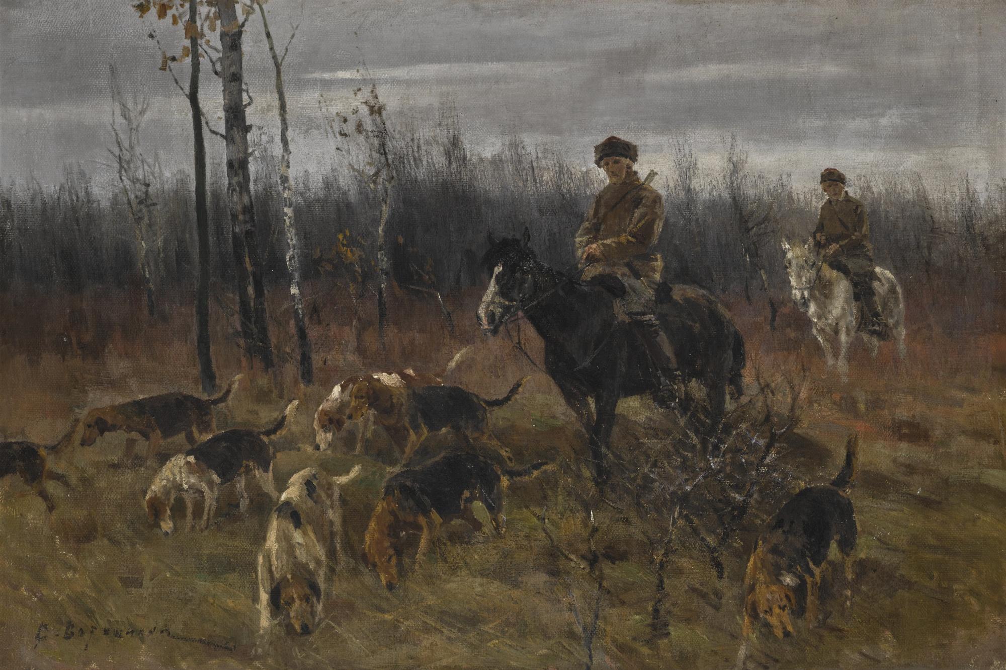 Sergei Semenovich Voroshilov - Hunting Scene