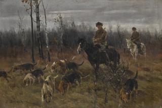 Sergei Semenovich Voroshilov - Hunting Scene