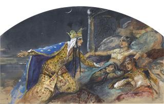 Sergei Sergeevich Solomko - A Group Of Six Illustrations For Folk Tales