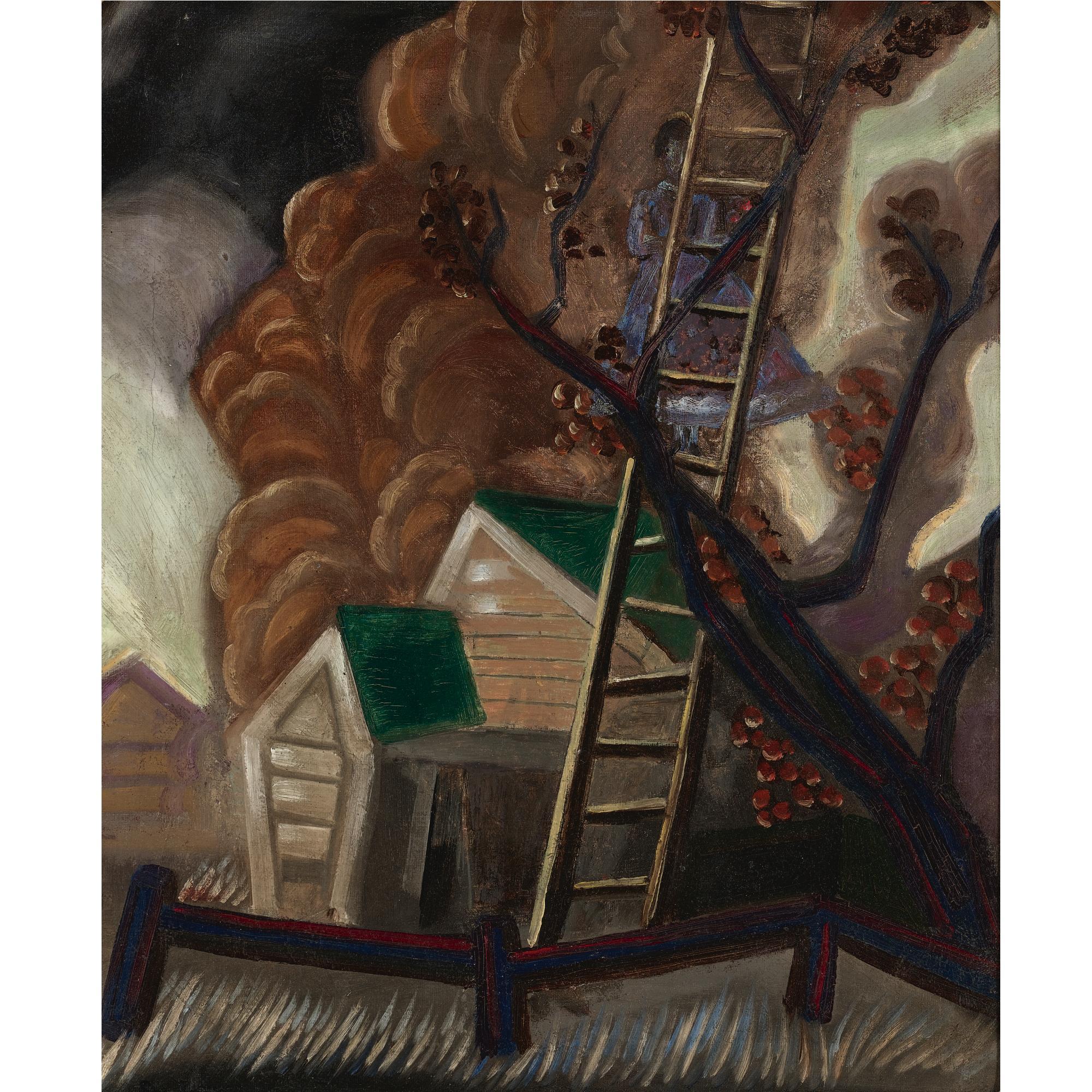 Sergei Soudeikine - Houses In Woodstock