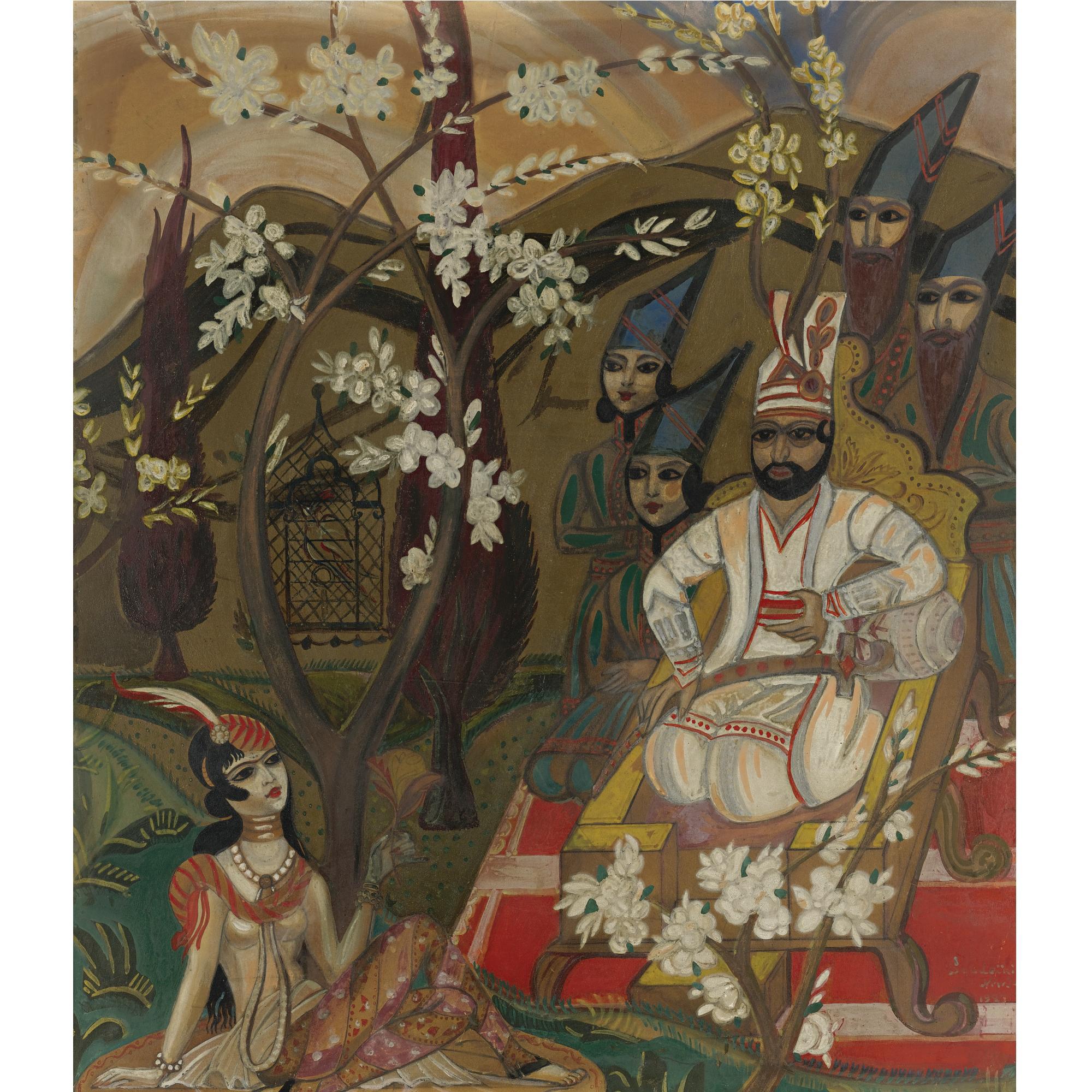 Sergei Soudeikine - Russian Oriental Scene, Circa 1923