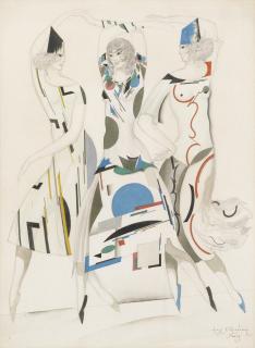Sergei Vasil\'Evich Chekhonin - Costume Design For Humoresque
