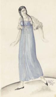 Sergei Vasil\'Evich Chekhonin - Costume design for \'In 1825\'