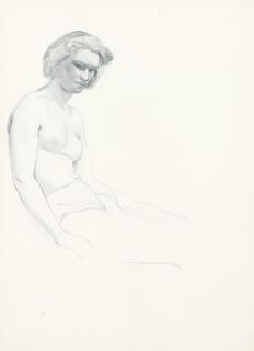 Sergei Vasil\'Evich Chekhonin - Seated Nude