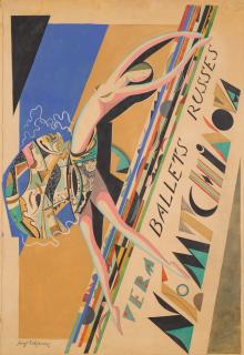 Sergei Vasilievich Chekhonin - Poster Design for the Ballets Russes de Vera Nemtchinova