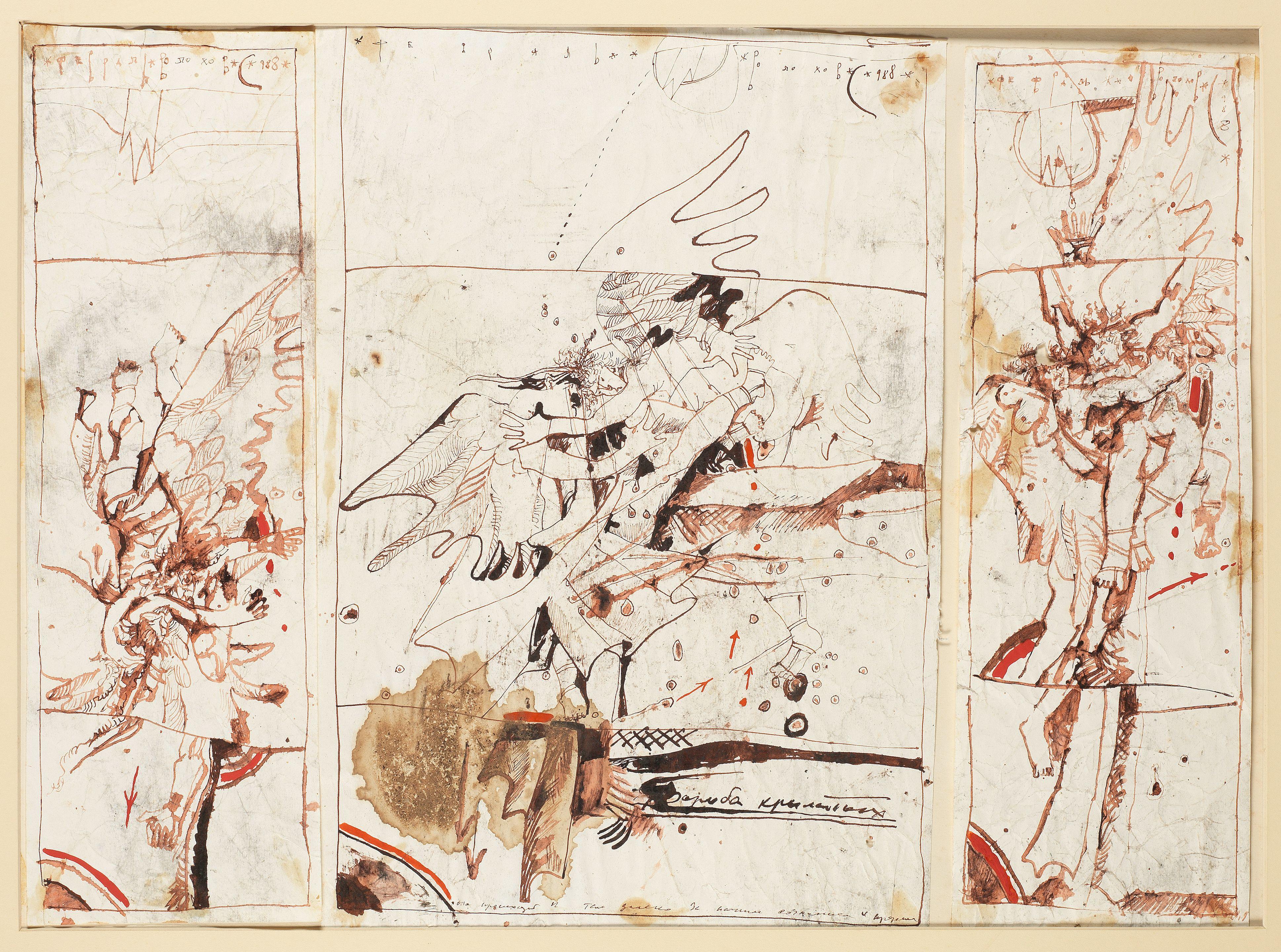 Sergei Volokhov - Fall of Angels triptych
