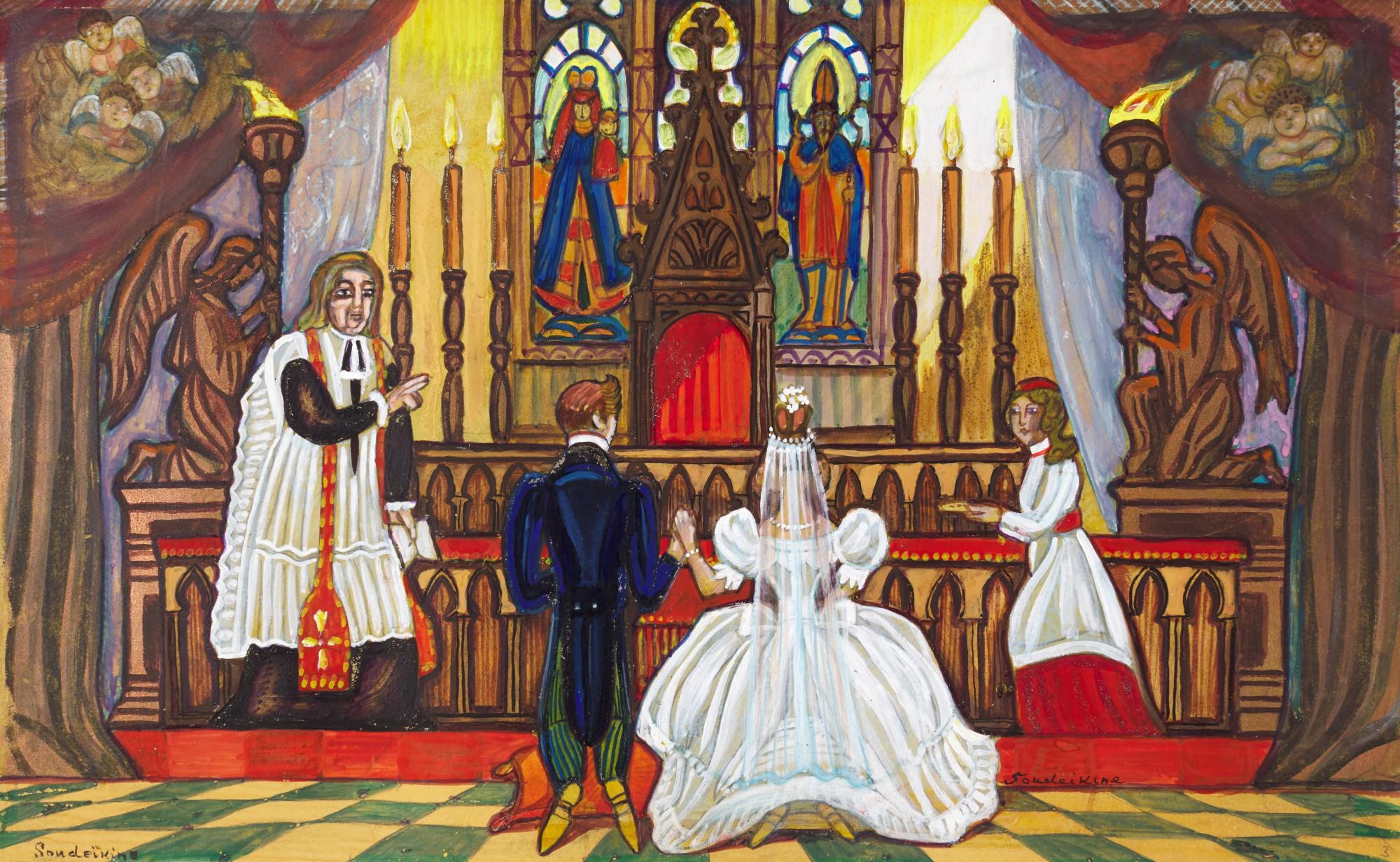 Sergei Yurievich Sudeikin - Church Wedding