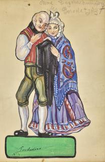 Sergei Yurievich Sudeikin - Five Costume Designs