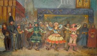 Sergei Yurievich Sudeikin - Scene from Petrushka