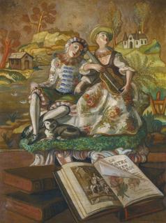 Sergei Yurievich Sudeikin - Still Life With Porcelain Figurines