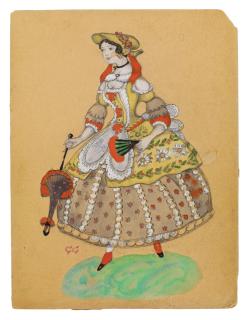 Sergej Yuriewitsch Sudejkin - Ohne Titel (Kostümentwurf)