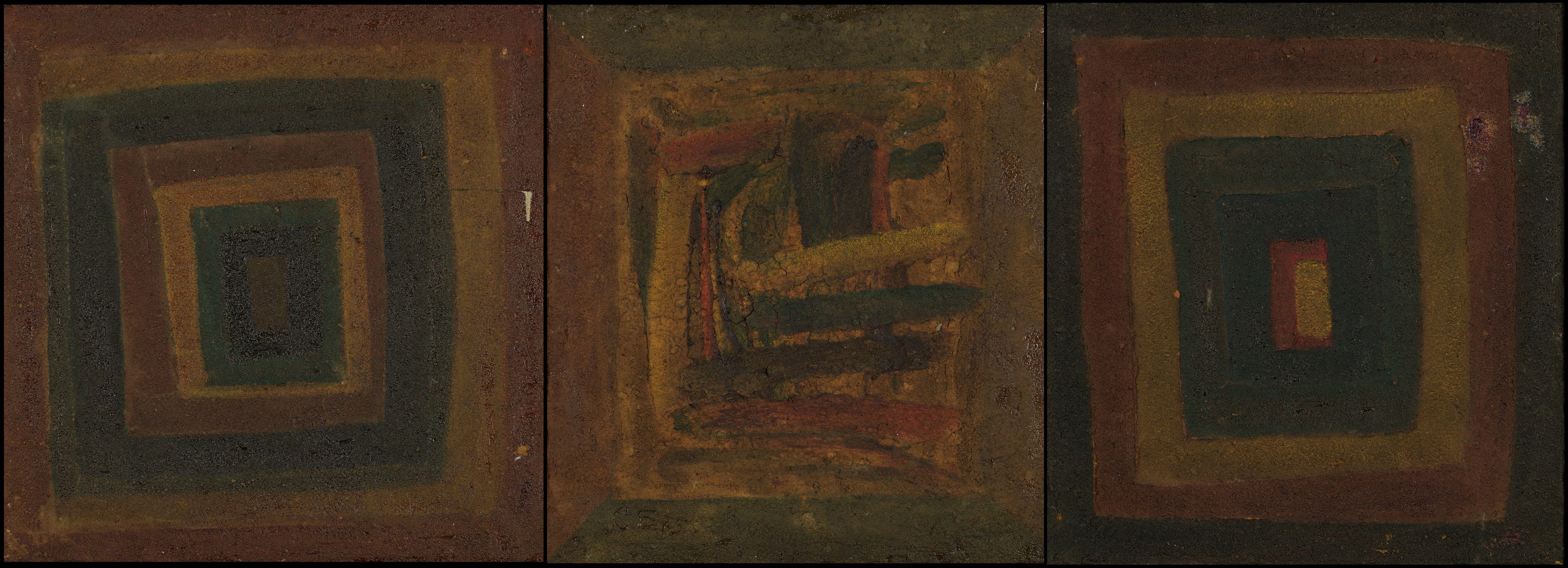 Sergey Bordachev - Triptych \'Labyrinths,\' 1975