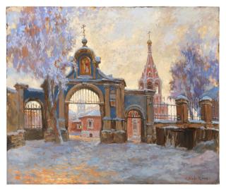 Sergey Evgrafovich Lednev-Schukin - Winter landscape