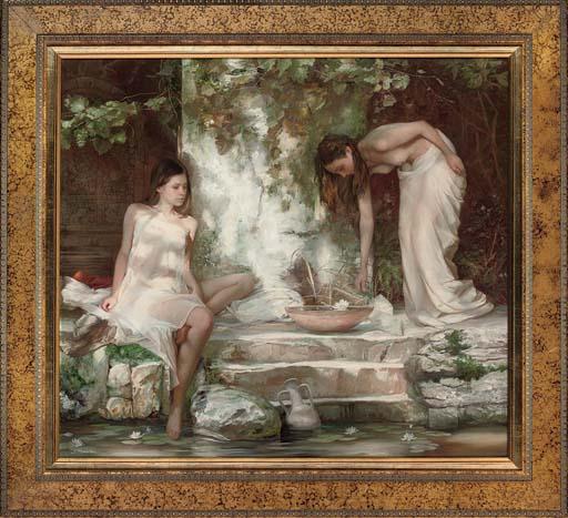 Sergey Marshennikov - Nymphs by the pool