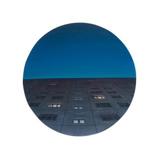 Sergey Shablavin - Nuit/Night diamètre: 84 cm (38 9/16 in). sans cadre