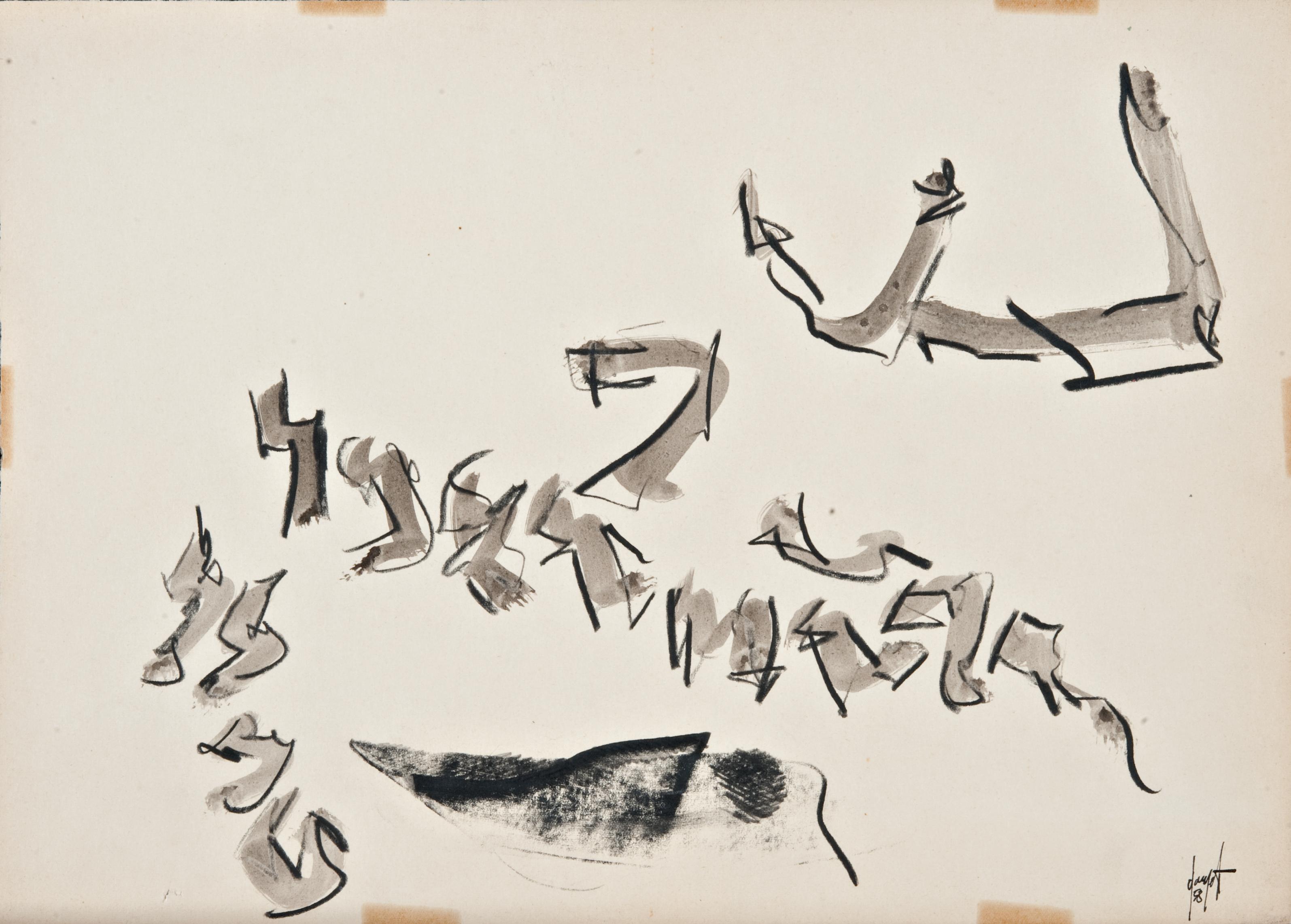 Sergio Dangelo - Senza titolo