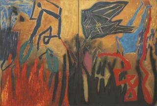 Sergio Hernández - Sin título (diptych)