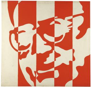 Sergio Lombardo - Senza Titoloacrylic On Canvas, Executed In 1966