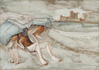 Sergio Vacchi - Accampamento della fragilità