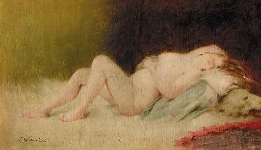 Serkis Diranian - A sleeping Nude