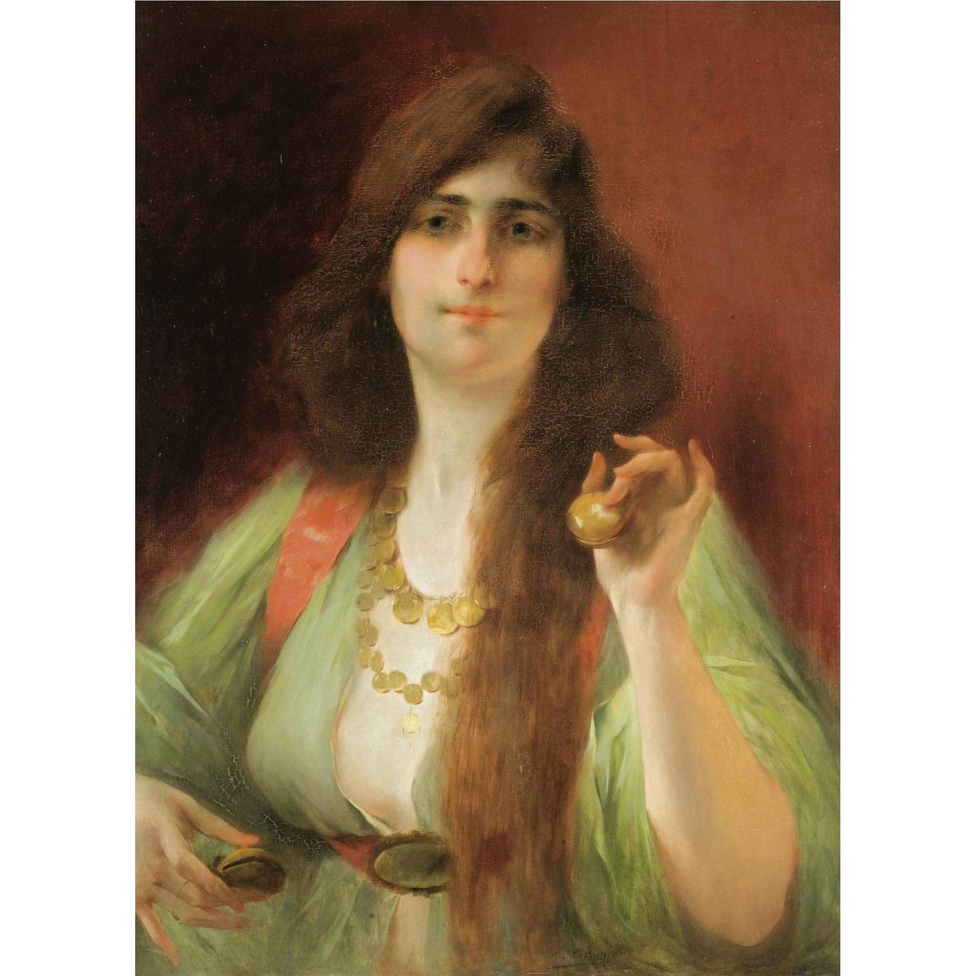 Serkis Diranian - Turkish Turkish Odalisque With Castagnettes