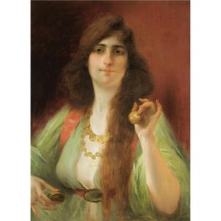 Serkis Diranian - Turkish Turkish Odalisque With Castagnettes