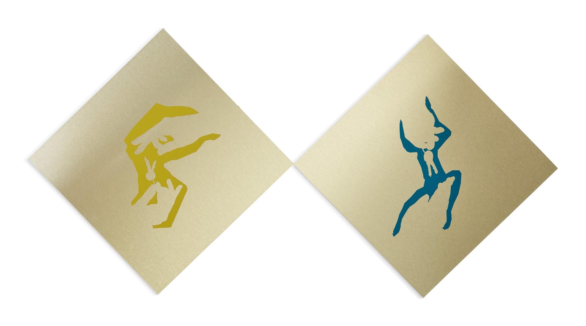 Seth Price - Ii. Gold Key (Light Blue 4)  [2 Works]