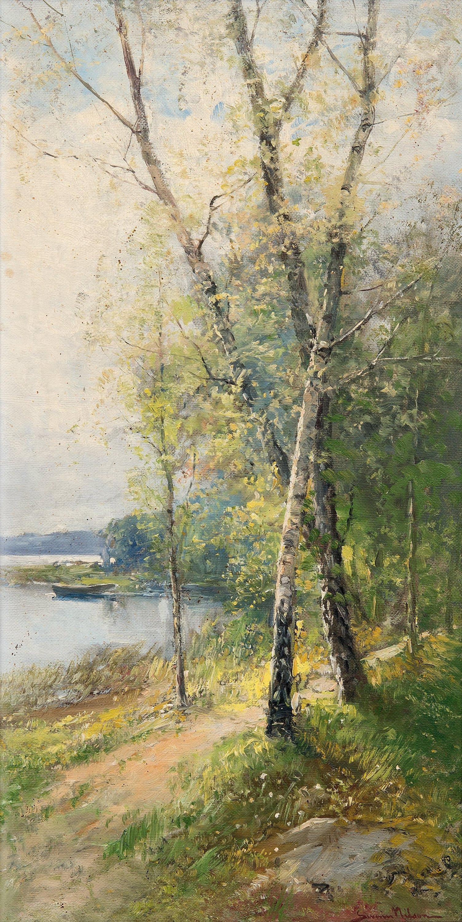 Severin Nilson - Birch Trees In Early Summer.