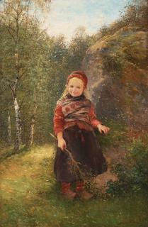 Severin Nilson - Girl in Greenery
