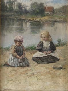 Severin Nilson - Lekande barn