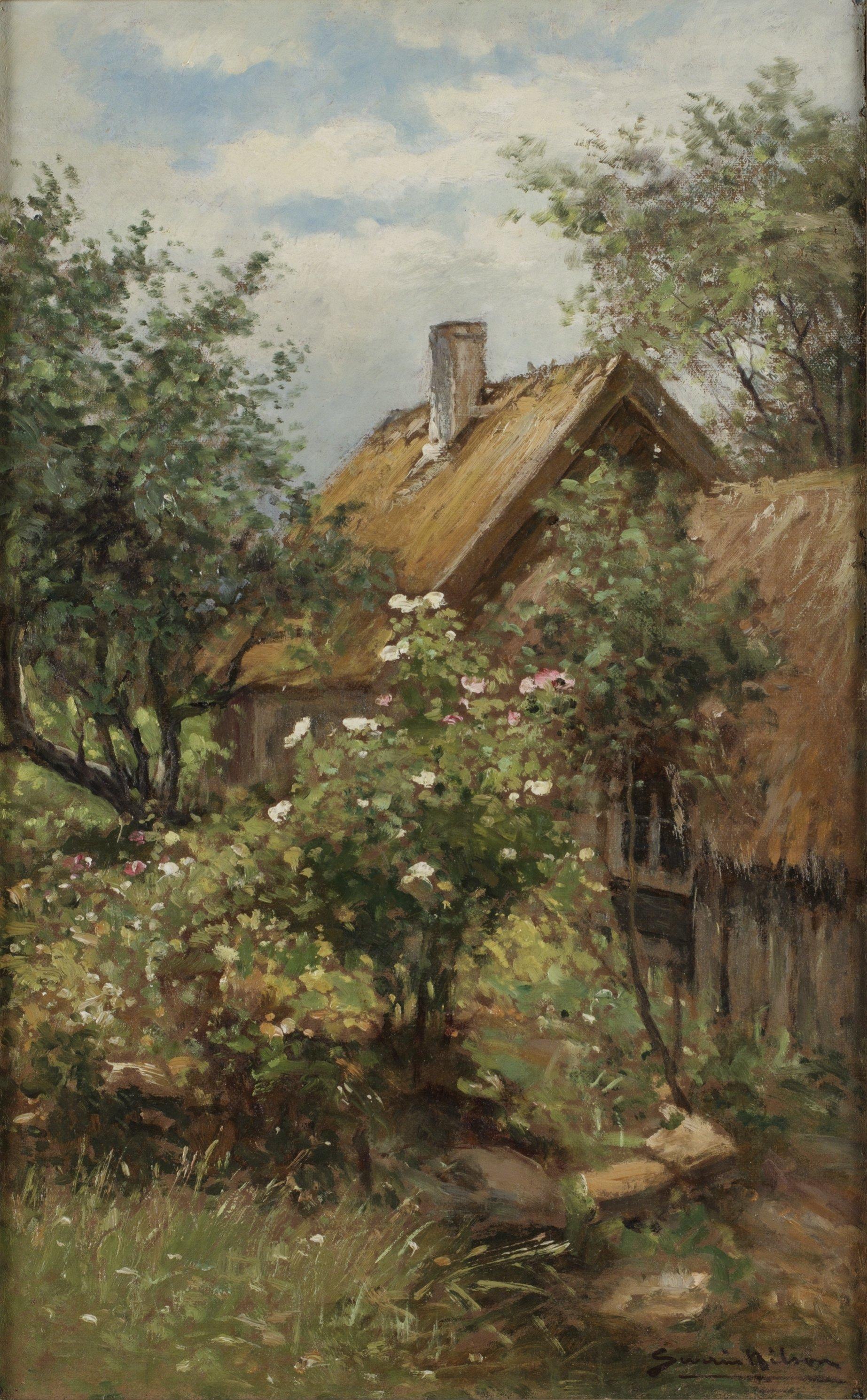Severin Nilson - Trädgårdsmotiv