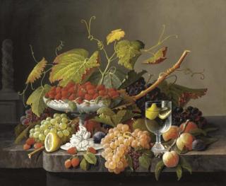 Severin Roesen - An Abundance Of Fruit