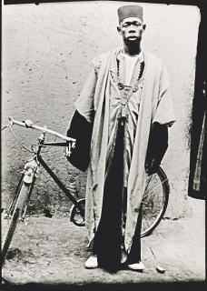 Seydou Keïta - \'Untitled (Man With Bicycle)\', C. 1952-55