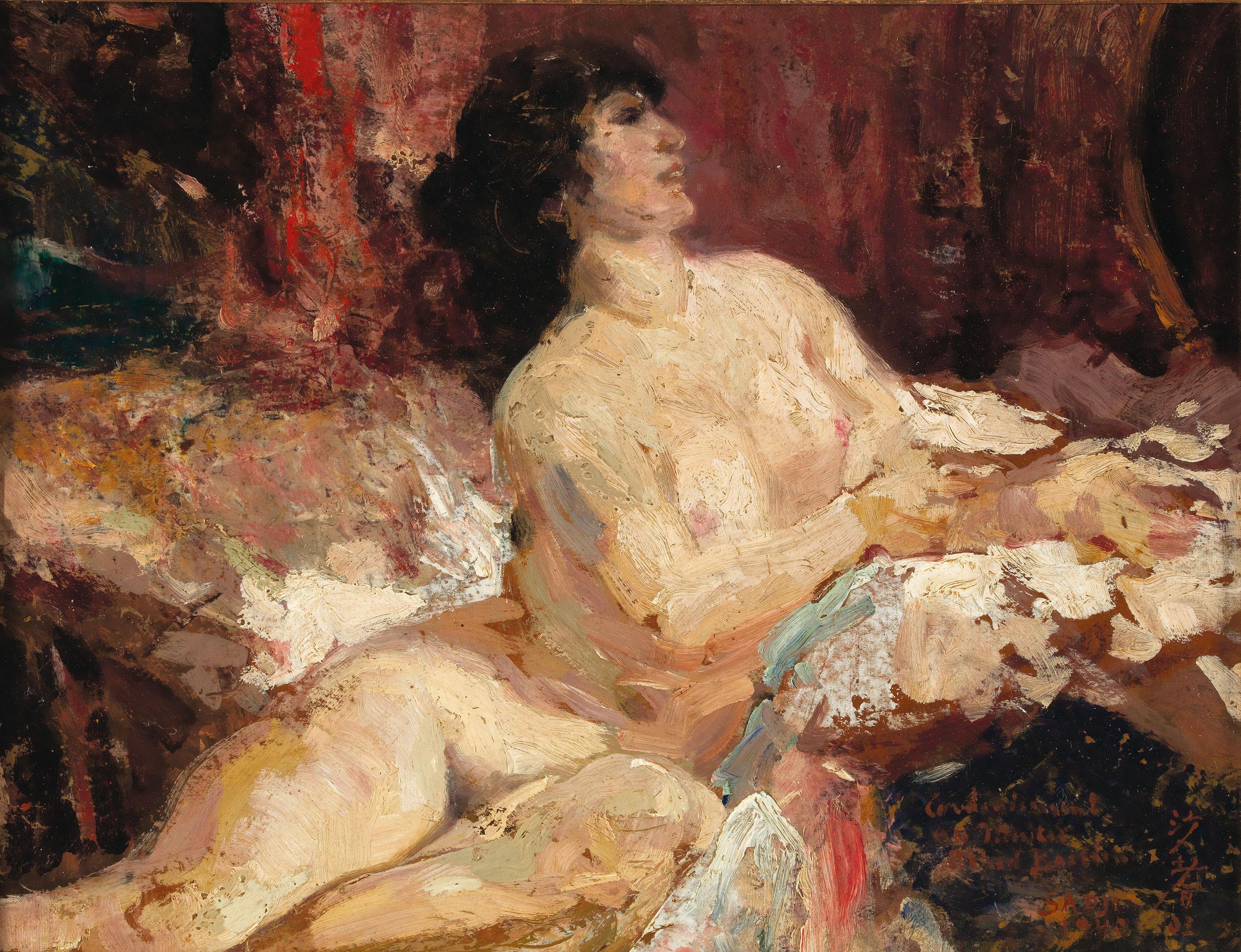 Sha Qi - Reclining Nude