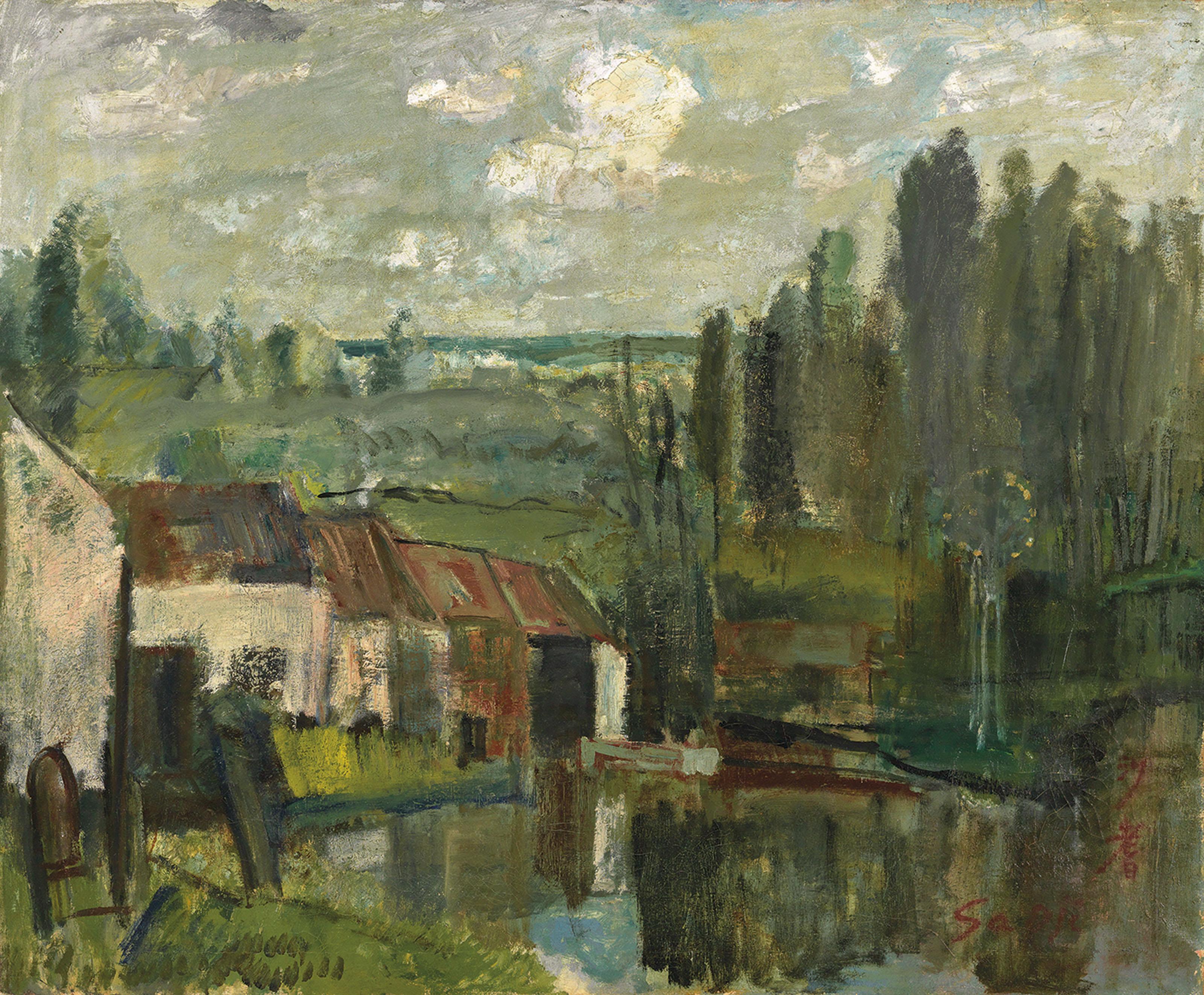 Sha Qi - Scenery of a Pond