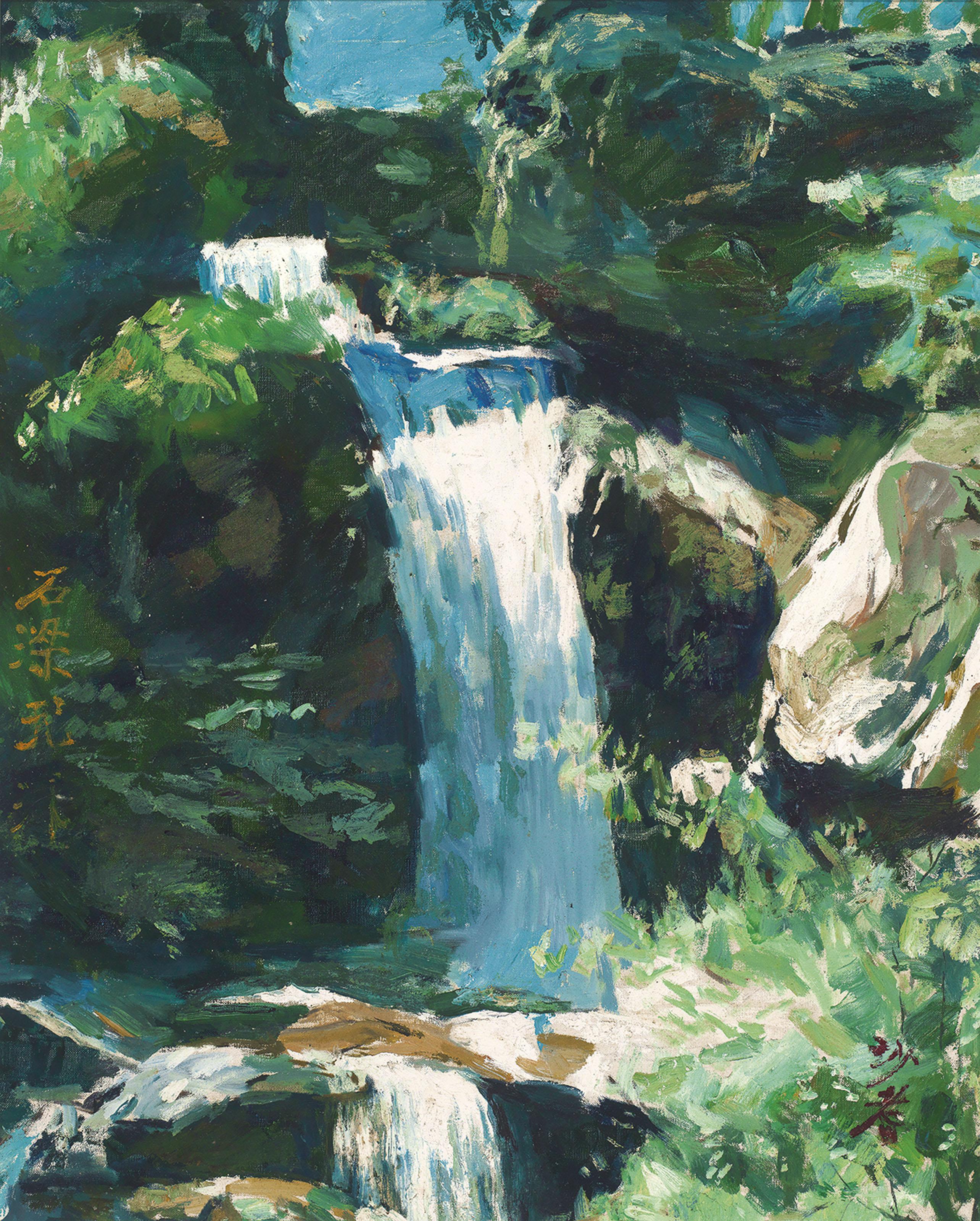 Sha Qi - Waterfall in Shi Liang, Tian-tai Mountain