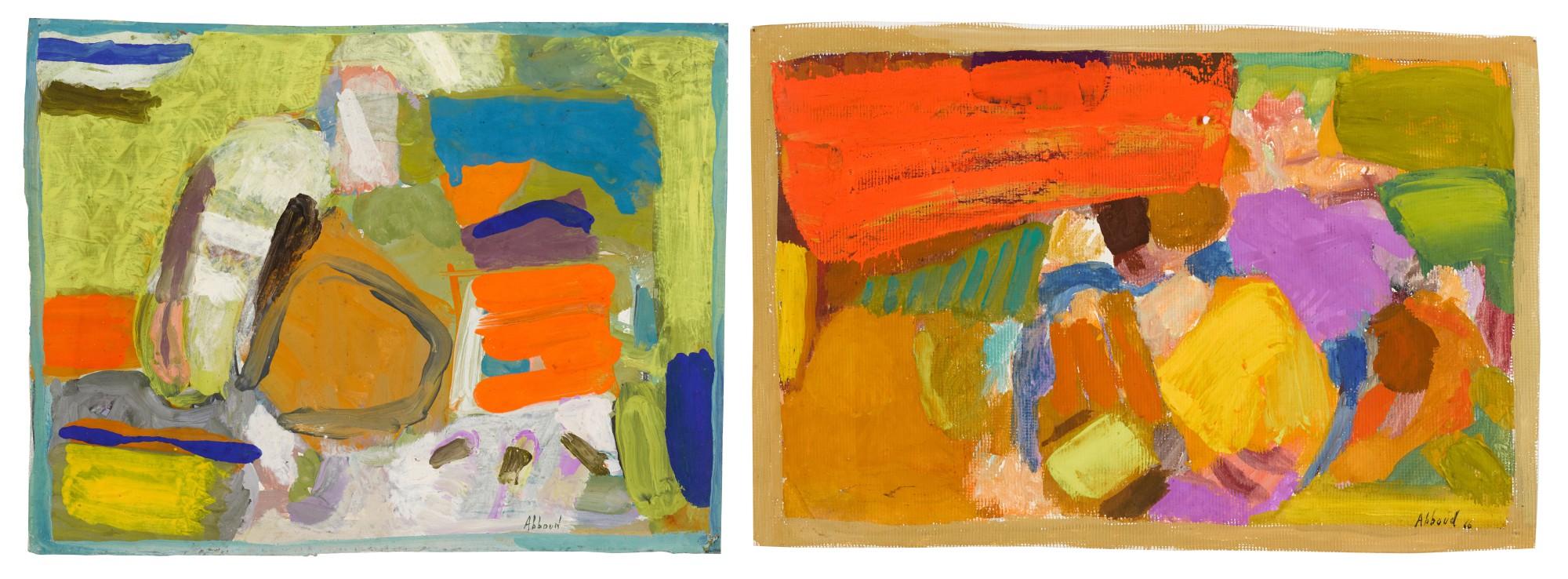 Shafic Abboud - I) Tempera  Ii) Jeu
