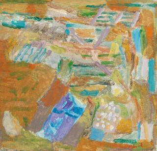 Shafic Abboud - Paysage Sancerrois