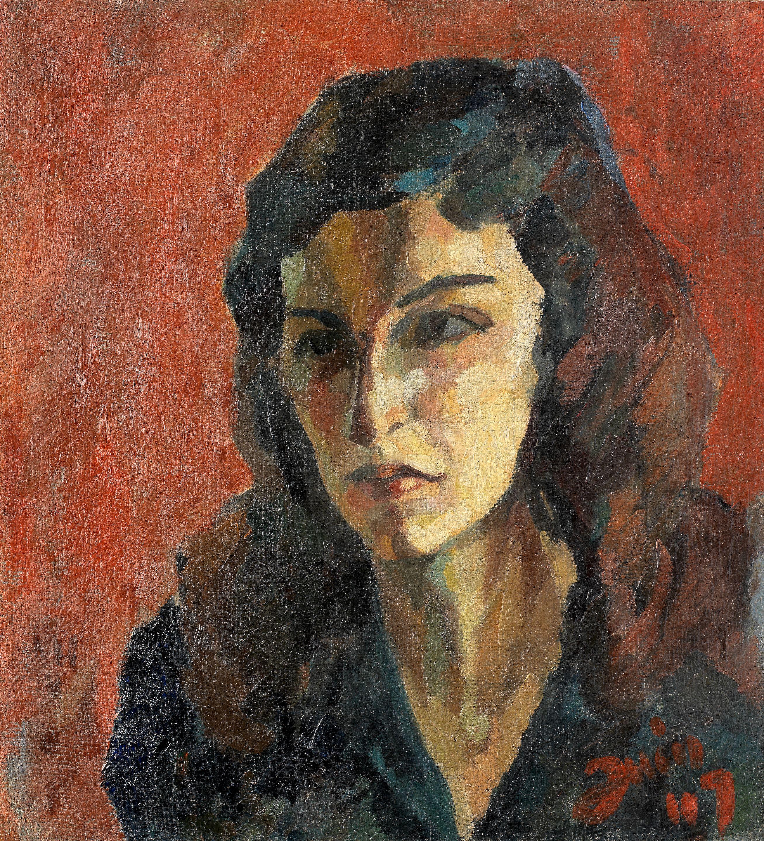 Shafic Abboud - Portrait of the Artist\'s Sister