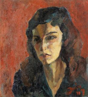 Shafic Abboud - Portrait of the Artist\'s Sister