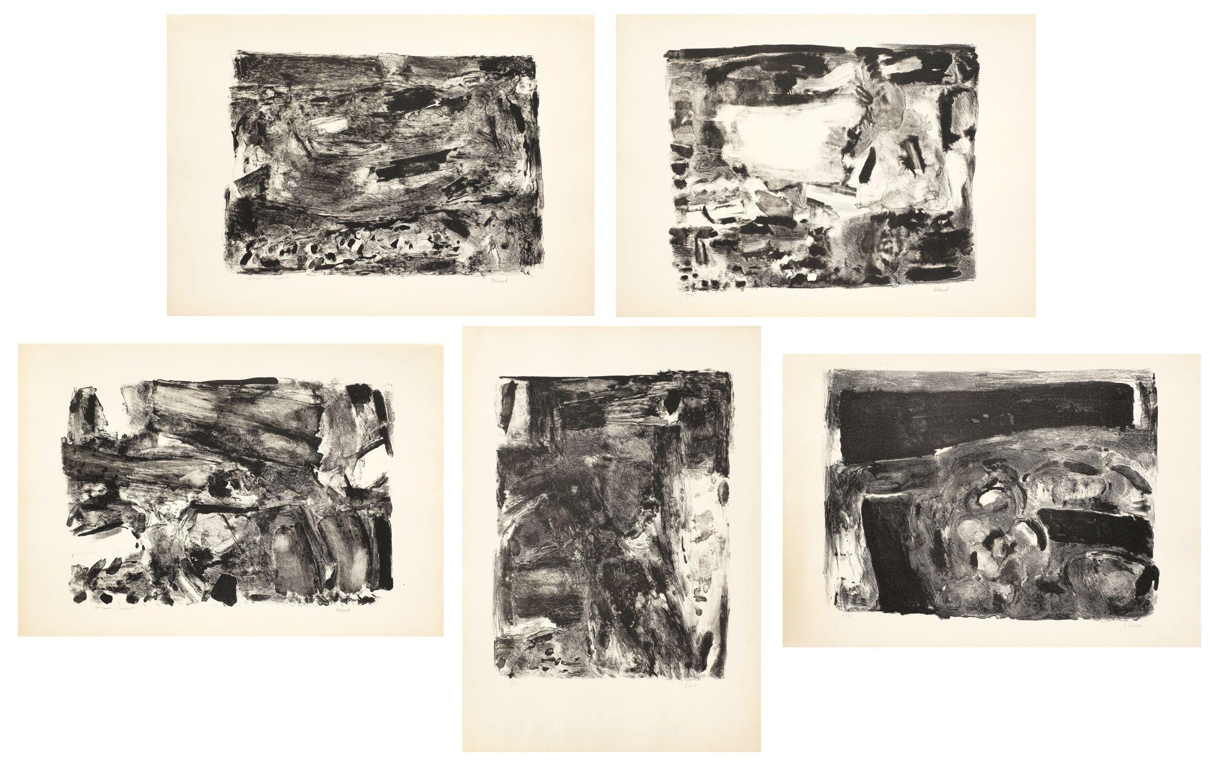 Shafic Abboud - Untitled (Black & White)