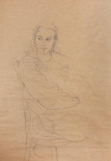 Shahla Hosseini - Seated Woman