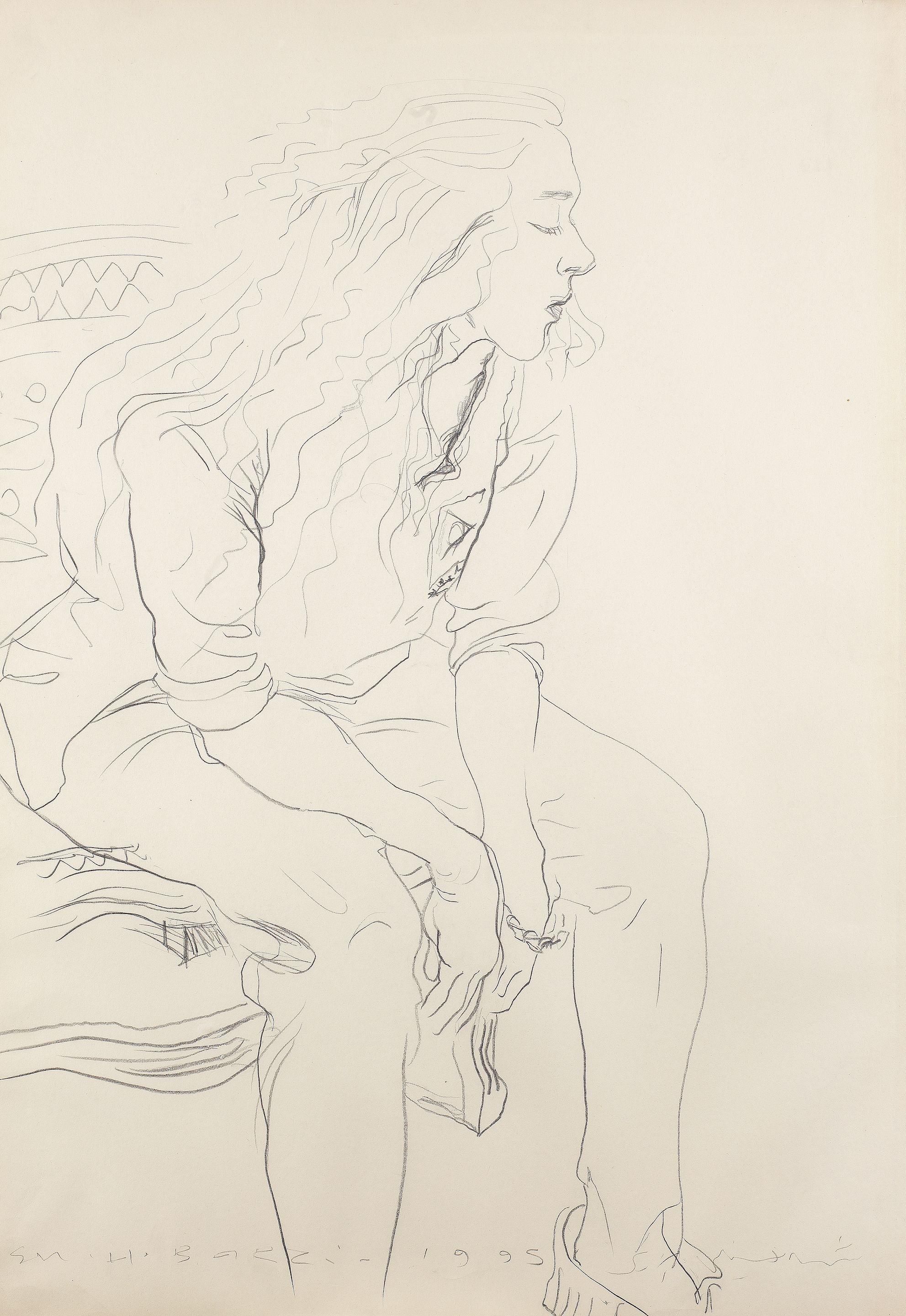 Shahla Hosseini - Untitled (Life Drawing)