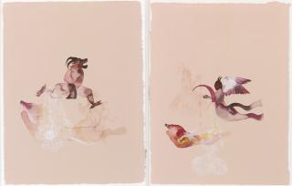 Shahzia Sikander - Plush Blush 4 (A & B)