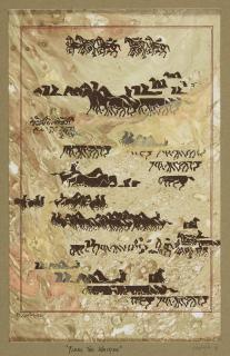 Shahzia Sikander - Riding The Written