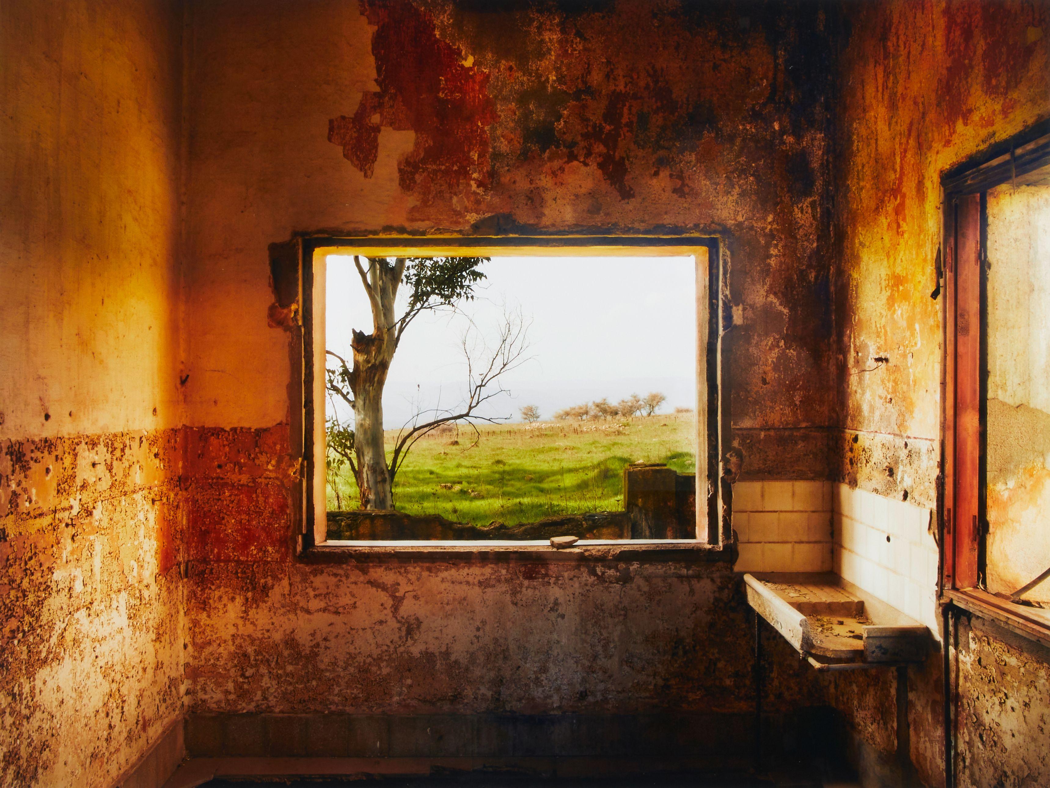 Shai Kremer - Abandoned Syrian Base, View of a Minefield, Golan Heights